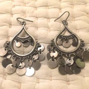 CLEARANCE ITEM: Silver Dangly Earrings